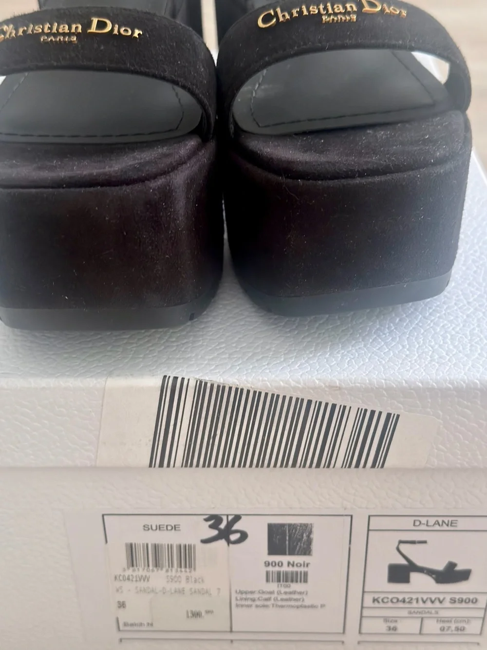 BNIB CHRISTIAN DIOR SANDAL D-LANE - Picture 4 of 11